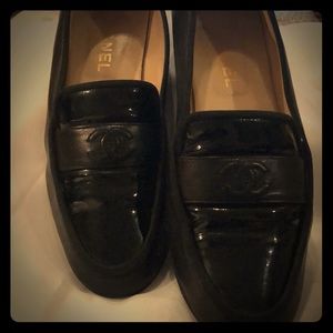 Chanel leather shoes